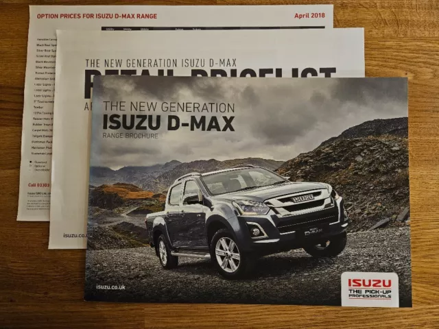 Isuzu D-Max Brochure 2018 (Utility / Eiger / Yukon / Utah / Blade)