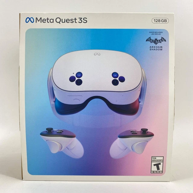 Casque VR Meta Quest 3S 128 Go - Autonome, Modèle P97, Occasion état Fonctionnel