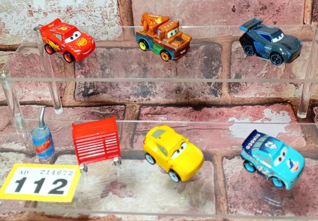 DISNEY CARS MINI Racers Bundle Die Cast Pixar Lightning McQueen Toy ...