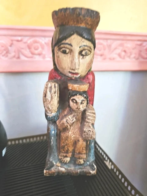 STATUETTE VIERGE À L Enfant en Bronze EUR 70,00 - FR