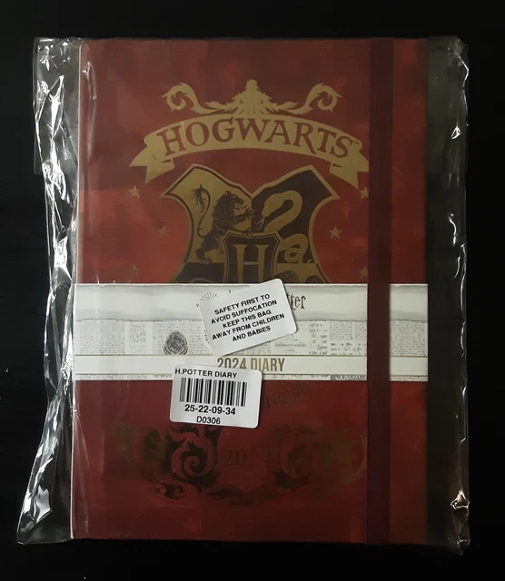 HARRY POTTER A5 Diary 2024 Official Hogwarts Merchandise Great Gift