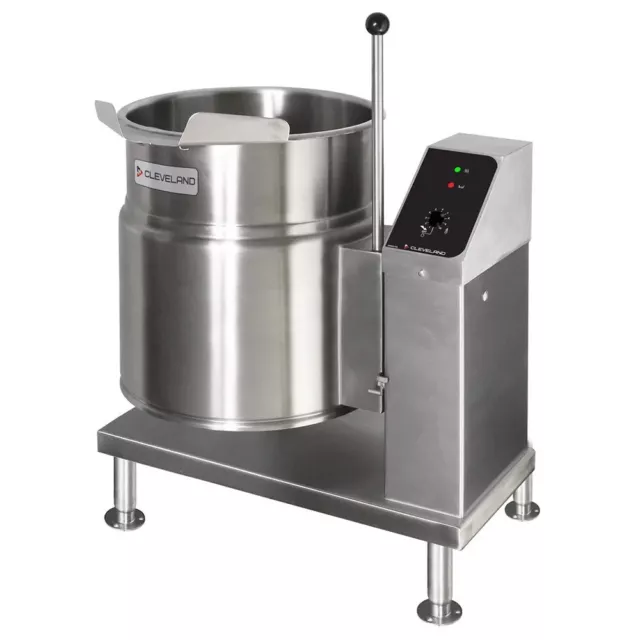 Cleveland 20 Gallon steam kettle electric - Manual Tilt  