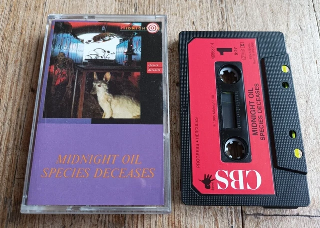 Midnight Oil Species Deceases Ep Cassette Audio Tape Holland K7