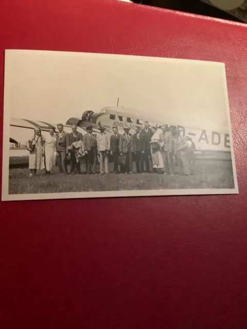 Lufthansa , ju52 , adolf Schirmer , d - Adef, Baujahr 1935