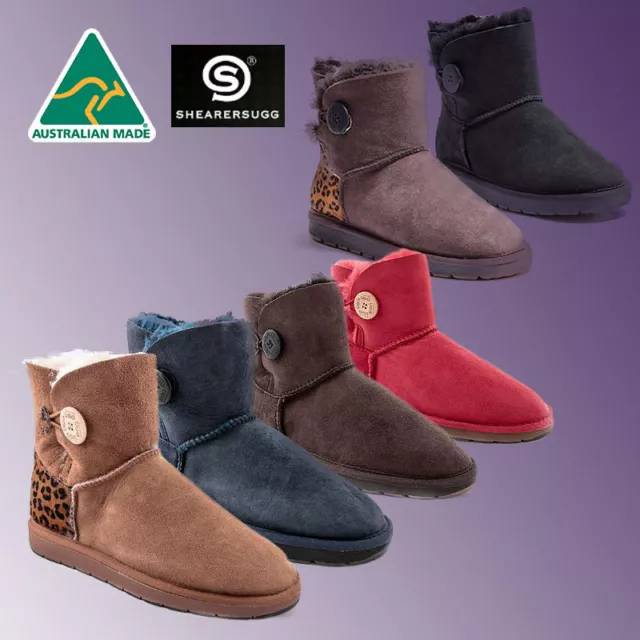 Ugg Boots Sale Australian Made Mini Button Uggs Women Ugg Boots Shearers Shoes