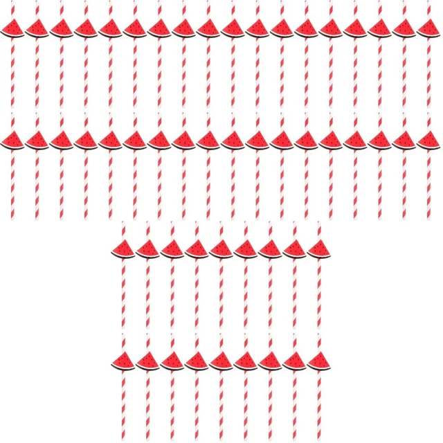 90 PCS Paignes de boisson décoratives Panne de pastèque Paignes bricolage