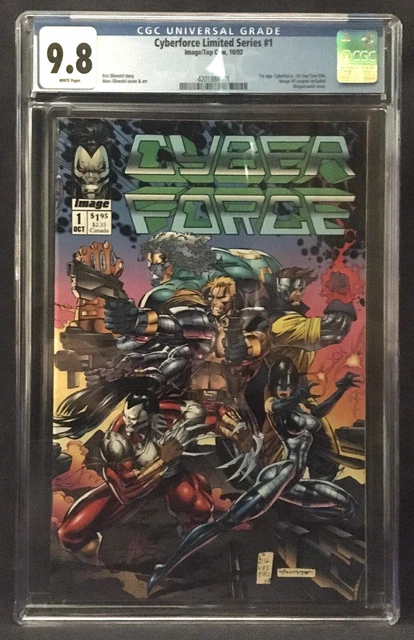 Cyberforce Limited Series #1 CGC 9.8 Image Comics New Uncirculated Case