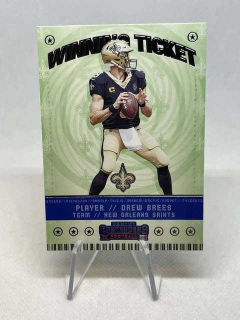 2020 Panini Contenders Winning Ticket Drew Brees #WT6