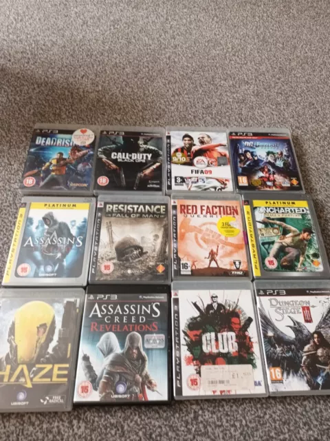 PS3 Games Action Bundle joblot 12 Tested Working All Discs Excellent Condition