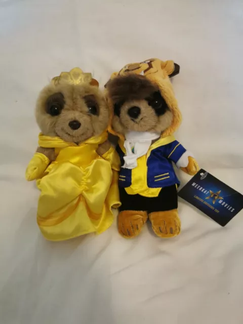 Disney Beauty & Beast OLEG & AYANA MEERKAT MOVIES SET LTD EDITION