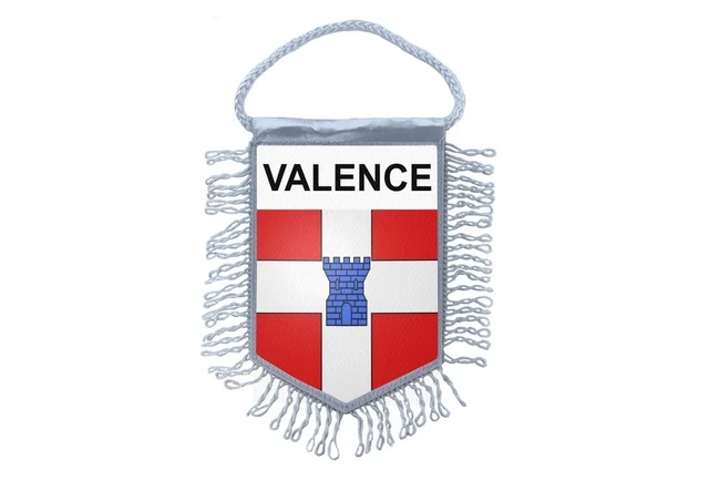Fanion Drapeau Uruguay - 15 X 10 Cm, Polyester, Recto-verso, Pour Voiture Ou Décoration