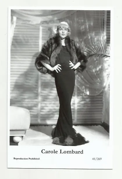 (Bx19) Carole Lombard Photo Card (41/269) Filmstar  Pin Up Movie Glamour Girl