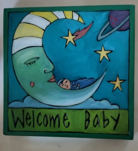 STICKS  "Welcome Baby" 7x7