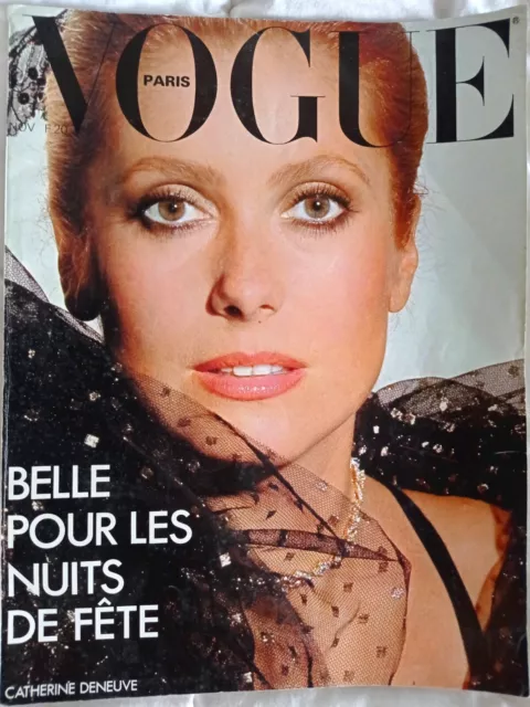 Vogue n°581 Novembre 1977 Catherine Deneuve