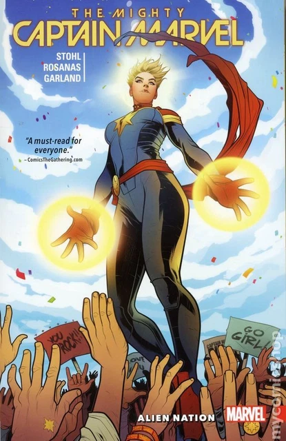 Mighty Captain Marvel TPB #1-1ST FN 2017 Stock Image