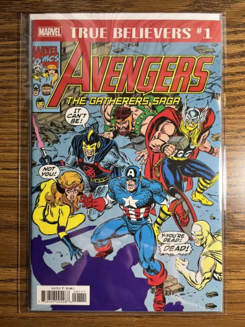 True Believers Avengers Gatherers Saga 1 Nm/Nm+ Marvel Comics 2019