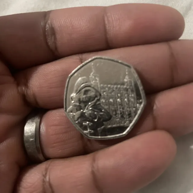50p coin Paddington Bear Tower of London x2