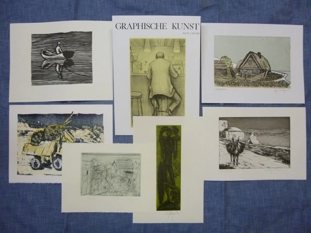 Graphische Kunst Heft 59 / 2. Heft 2002 Ausgabe A mit Originalgraphik-Beilagen V
