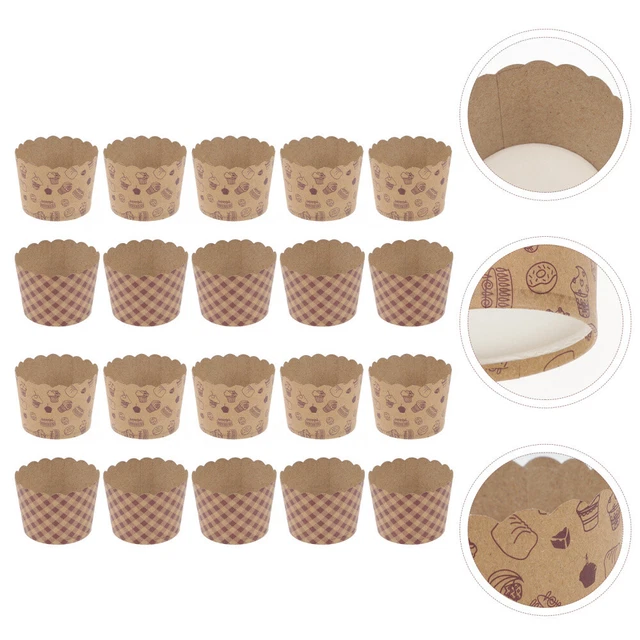 100 pz tazze per torte fodere per cupcake matrimonio tazze di carta muffin tazza da forno