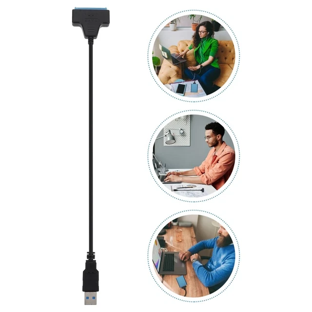 Nedis Adattatore Per Disco Rigido USB 3.0 – Supporta 2.5 E 3.5 Pollici IDE E SATA, 5 Gbps