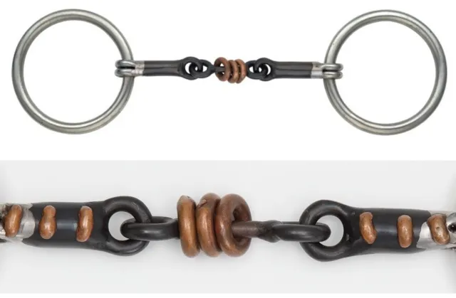 Shires Sweet Iron Copper Roller Snaffle 4.5" 5" 5.5" 6" ALL SIZES