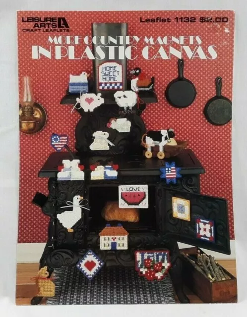 LA More 1987 imanes de campo en lona de plástico 1132 libro de patrones 20 diseños 6107
