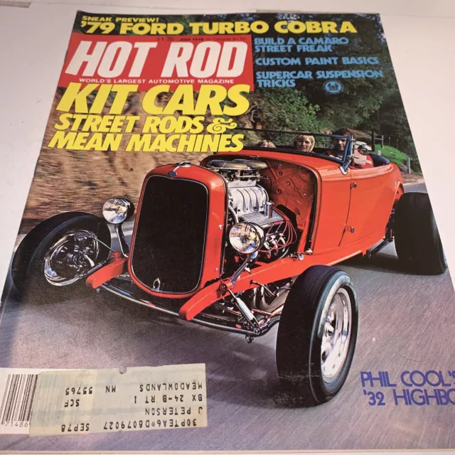 Vintage Hot Rod Magazine July 1978  KIT CARS