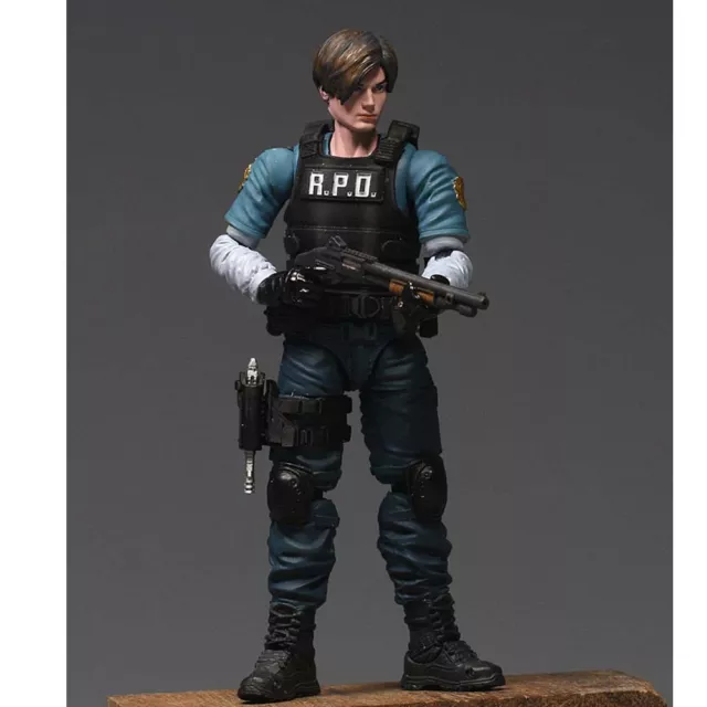 Premium 1/18 Scale 3.75" Leon Soldier Aciton Figure