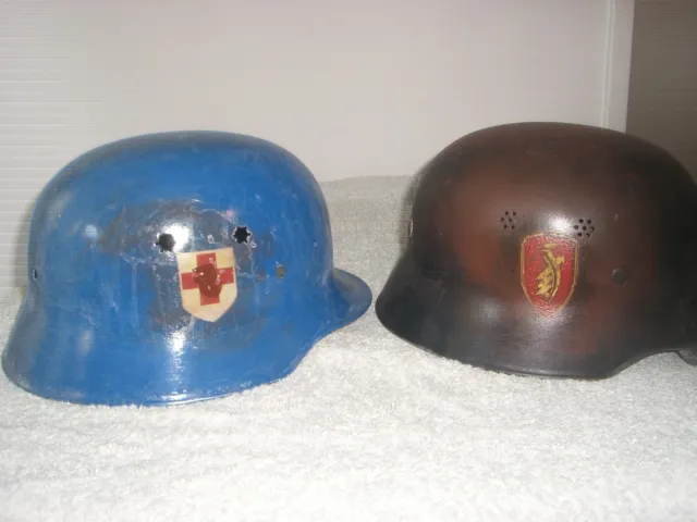 2X Helme 1von Zündapp aus den 60er & 1 vom WK2!