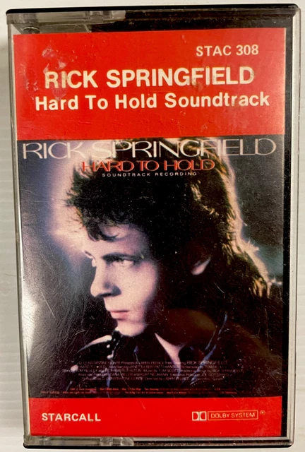 Rick Springfield Hard To Hold Soundtrack Music Cassette Tape STAC 308 1984 OG