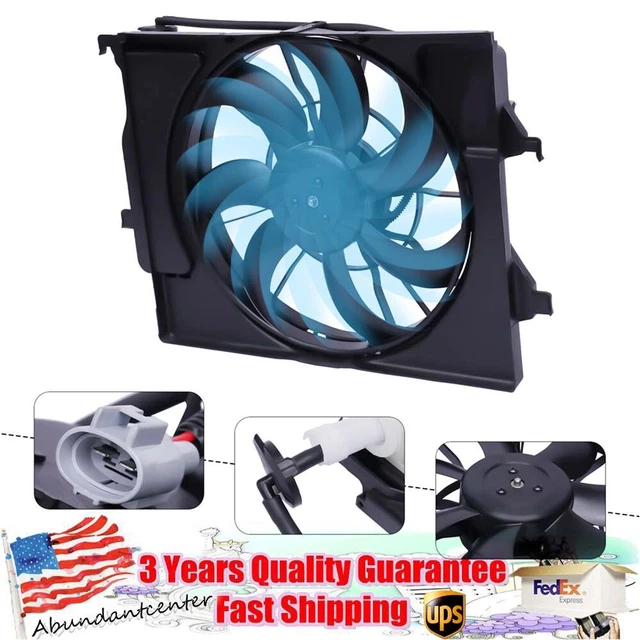 DUAL RADIATOR CONDENSER Fan For Hyundai Accent,Kia Rio 2018 2019 2020