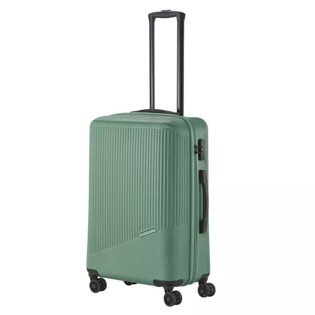 travelite BALI 4w Trolley 67cm grün TSA Koffer Trolley NEU