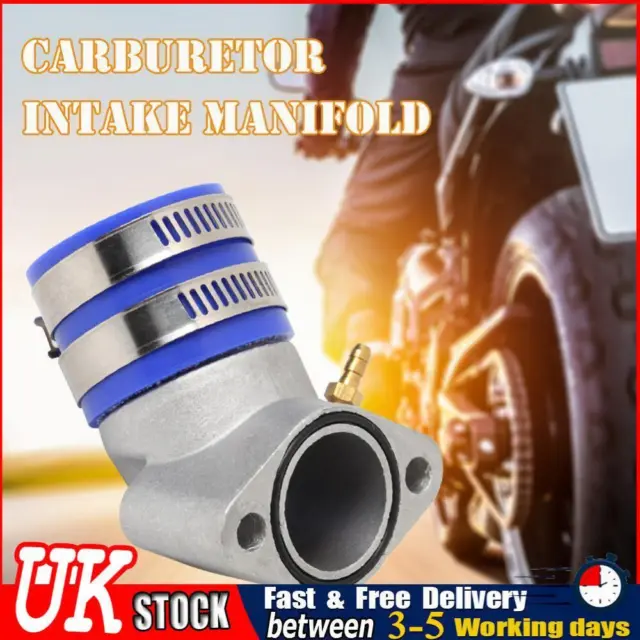 UK Carburetor Frosted Intake Manifold Boot Adapter for GY6 150cc Engine Scooter