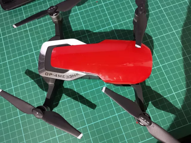 2X Pegatina Drone DJI Mavic Air Cromado Plata IDENTIFICACIÓN DEL OPERADOR REINO UNIDO