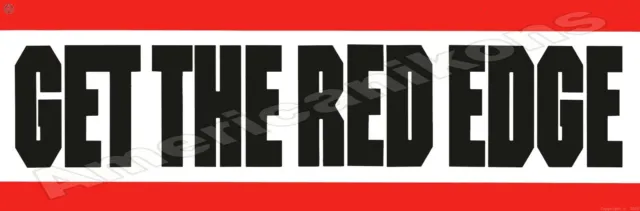 Farmall - Get the Red Edge! New Metal Sign, 16" x 48" USA STEEL XL Size - 8 lbs