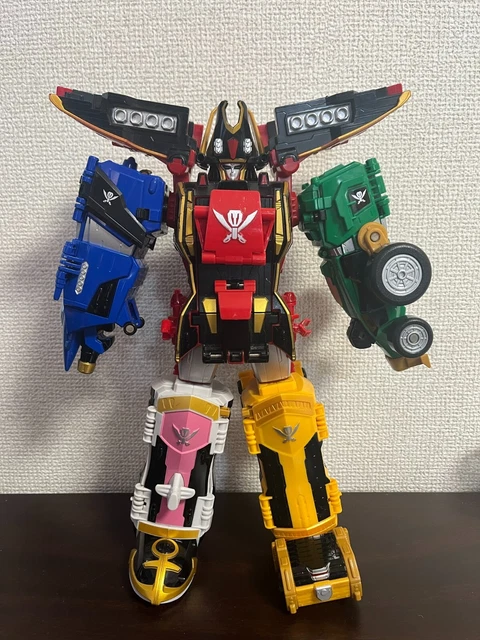 POWER RANGERS SUPER Megaforce Gokaiger Minipla GoZyuJin set Megazord