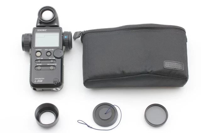 "Near MINT w/Case" Sekonic L-558 Dual Master Digital Light Meter From Japan