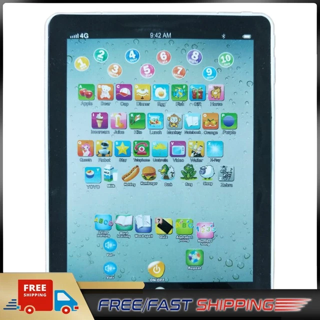 Learning Machine Tablet English Educational Toy for Toddlers Kids (Black)