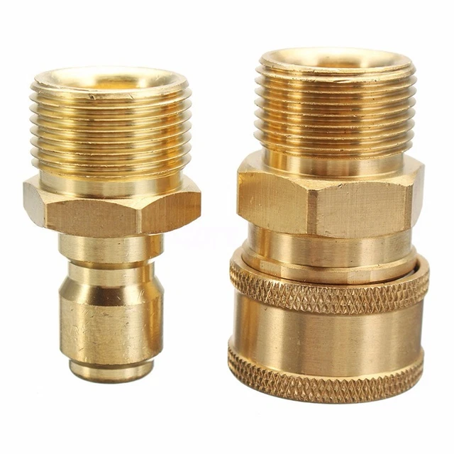 Robusto giunto di collegamento rapido M22 3/8 per idropulitrice installazione rapida