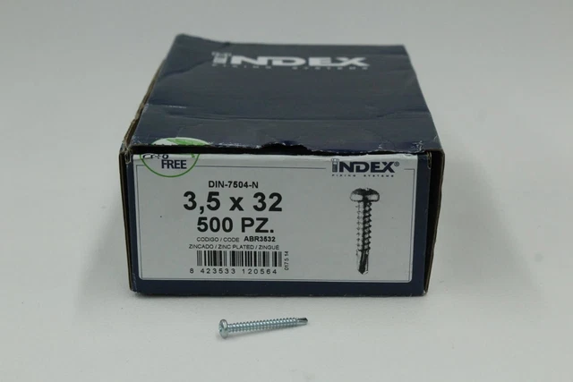 SISTEMI DI FISSAGGIO INDICE ABR3532 Viti Lamiera Placcata Zinco 3 - Foto 11