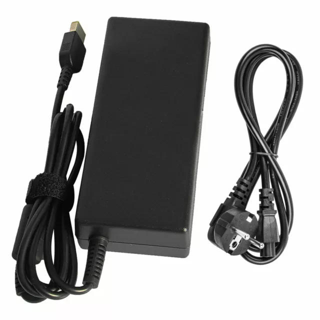 90W für Lenovo ThinkPad AC Power Adapter Laptop Ladegerät Slim USB Tip 20V 65W 3