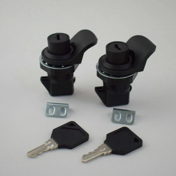 US 2x Push Button Latch Replacement Southco 93-303 Boat/Car Glovebox Lock w/ Key