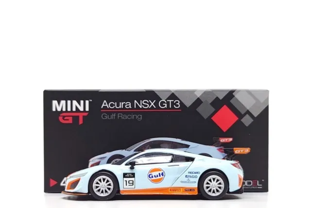 TSM Mini GT 1:64 Acura NSX GT3 - Gulf Racing (#48)