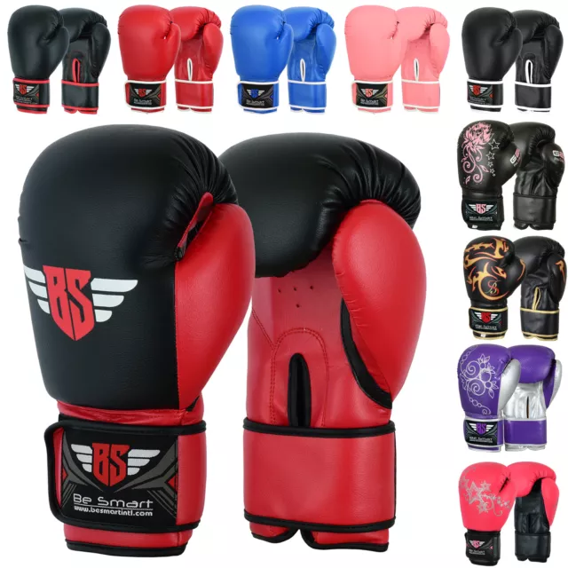 NEW Kids Boxing Gloves Punch Bag Mitts Sparring Glove Children Training 4 to 8oz