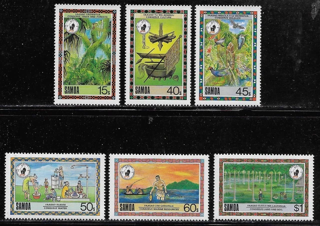 Samoa Scott #'s 741 - 746 MNH