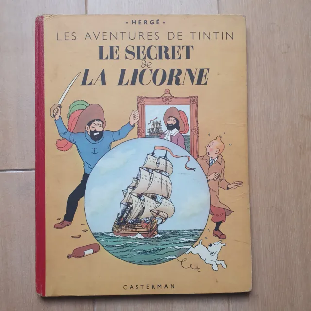 Herge Tintin Le Secret De La Licorne 1948 Bel Etat