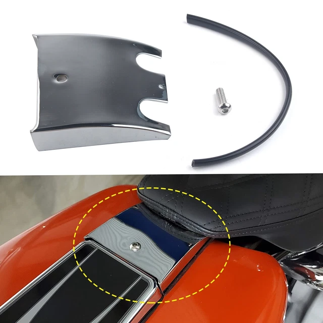 TCMT Borse Sella Rigide In ABS Per Harley Touring (1994-2012) – Bauletto Con Coperchio E Chiavi, Adatto Per Electra Glide, Road King, Street Glide, Nero - 3
