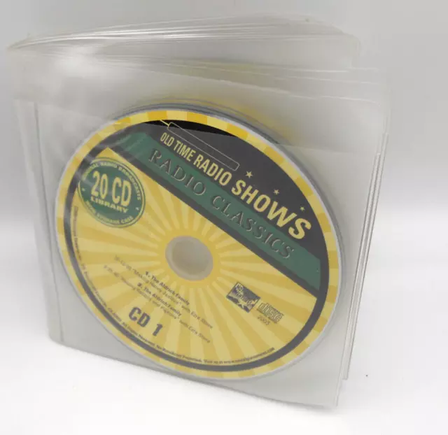 Old Time Radio Shows: Radio Classics 20-CD Library Disc Set in Sleeves