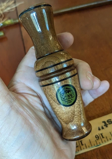 VTG Big River Game Calls Double Reed Duck Call Dunlap IL Illinois 61525 VTG Big River Game Calls Double Reed Duck Call Dunlap IL Illinois 61525