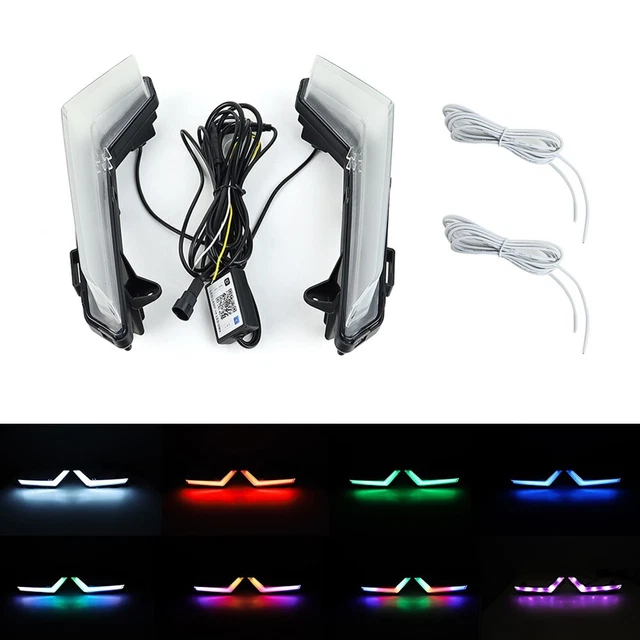 For Can-Am Defender Commander LED Signature Lights Turn Signal RGB Light